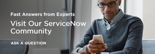 Welcome to ServiceNow Community