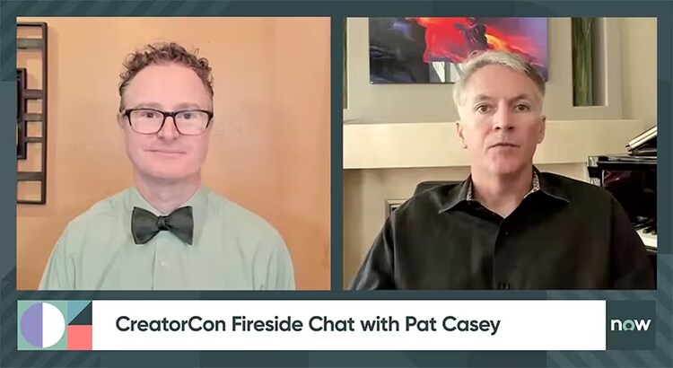 CreatorCon fireside chat with Pat Casey