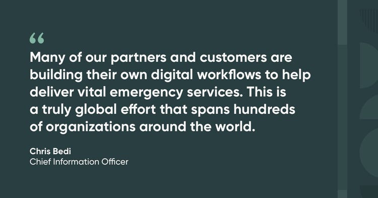 Digital workflows deliver emergency services
