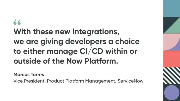 Giving developers a choice to manage CI/CD quote