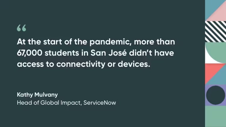 VP Kathy Mulvany talks about giving sutdents access to connectivity or devices