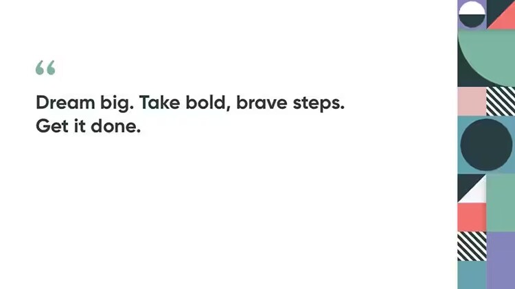 "Dream big. Take bold, brave steps. Get it done." JG Summit Holdings' mindset