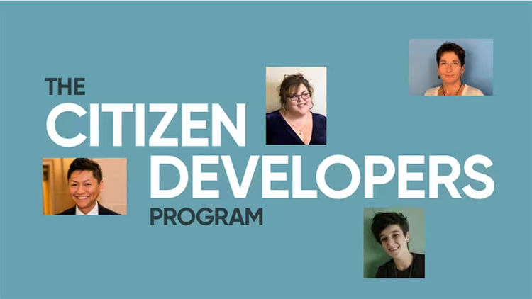 The citizen developers program