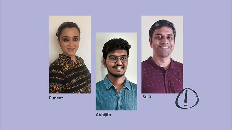 3 ServiceNow employees who work on the data science team