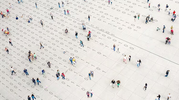 People walking to and fro -- an abstract of the need for hyperautomation