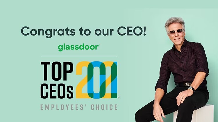 Congrats to ServiceNow CEO Bill McDermott for being named to Glassdoor’s Top CEOs 2021 list.