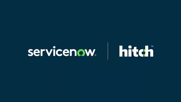 ServiceNow and Hitch logos