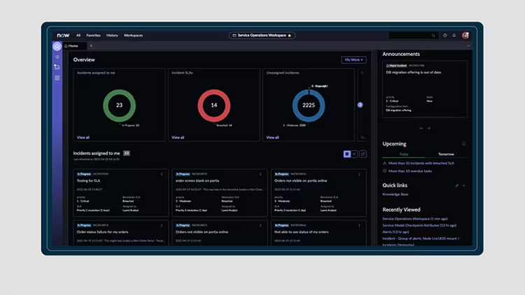 Service Operations Workspace
