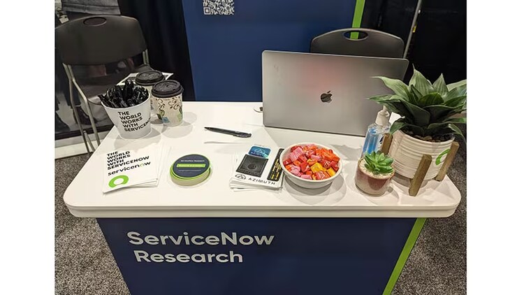 ServiceNow Research booth at NeurIPS 2022