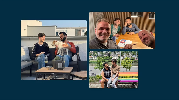 Pride: ServiceNow employee and husband with gay refugees