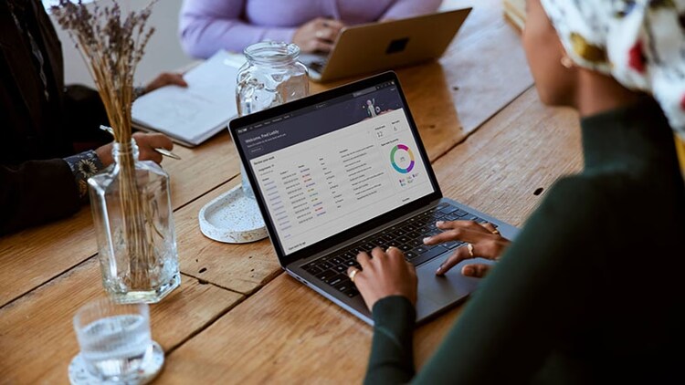 Strategic Portfolio Management: woman working on laptop