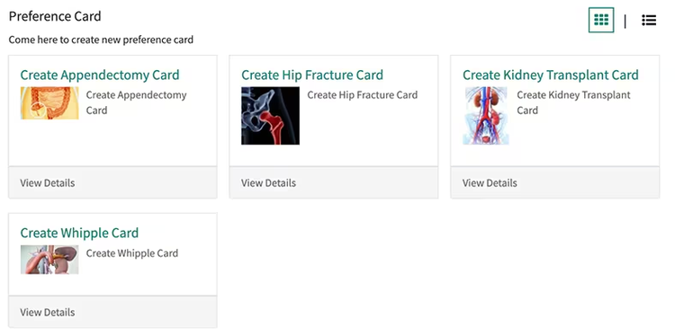 Swift Workflow: Digitizing workflows for surgical technologists to obtain procedure preference cards using ServiceNo
