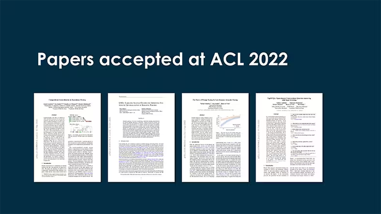 Papers accepted at ACL 2022