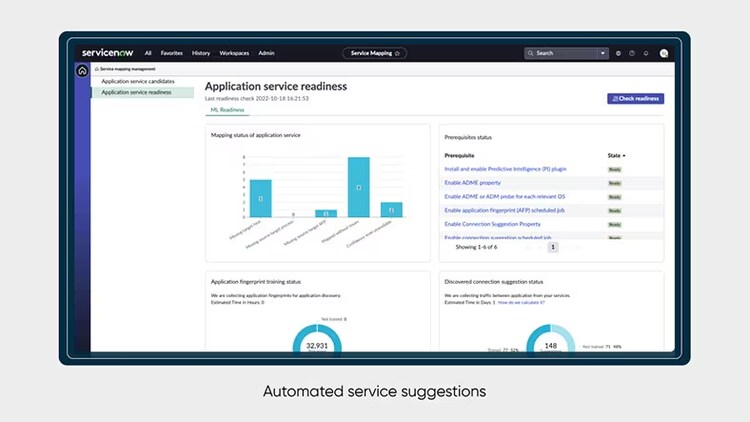 Automated service suggestions