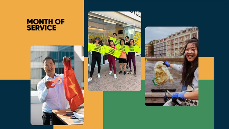 Community engagement: ServiceNow employees engaged in volunteer efforts for Month of Service