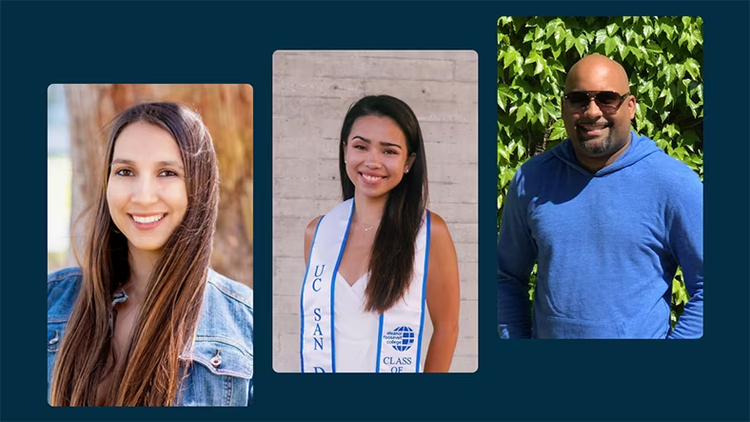 Taylor B., Lauren P., and Michael D., graduates of the ServiceNow Finance Development Rotation Program