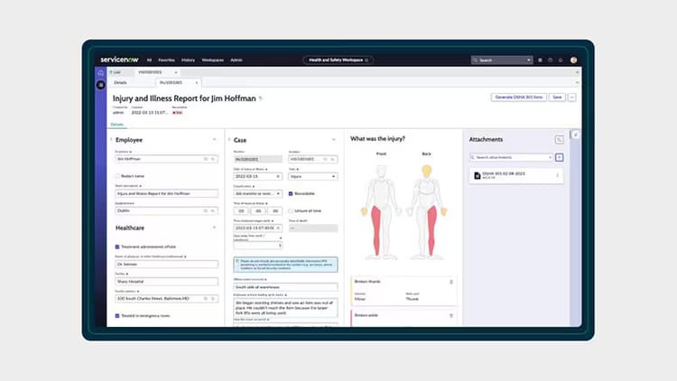 Health and Safety Injury and Illness Report