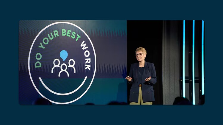 Do your best work: Debbie S. helping others succeed by sharing her story in front of an audience