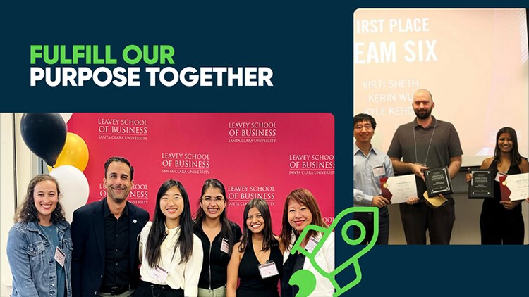 Fulfill our purpose together: ServiceNow's Mark M. with participants from the Analytics Showdown