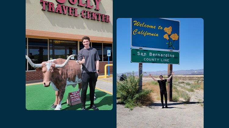 Career start: ServiceNow employee Evan V. in Texas and California