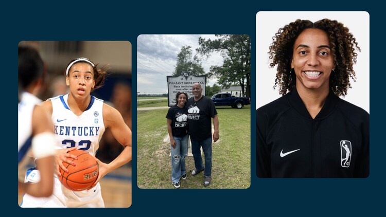 Kastine E., ServiceNow account executive, basketball player, history preserver, and basketball referee