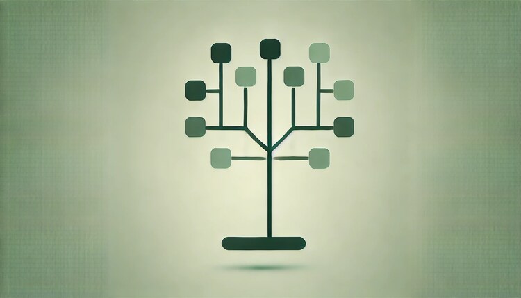 ReTreever: an AI-generated illustration of a hierarchical tree