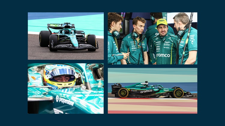Driving excellence: Aston Martin Aramco Formula One Team and racecar