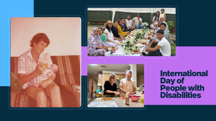 ServiceNow employees showing how food connects to their disabilities