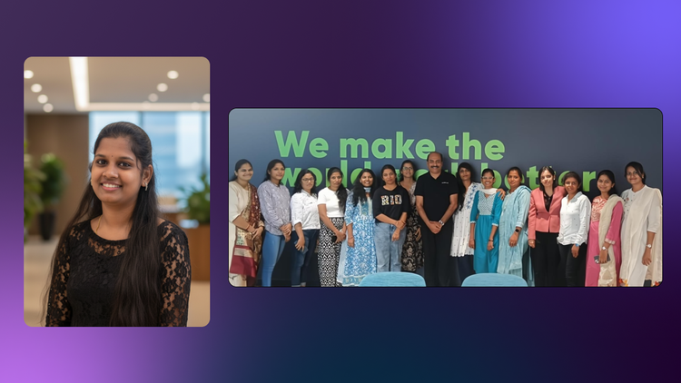 Manasa S. and her RiseUp with ServiceNow cohort