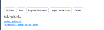 The UI from which I am trying to register a webhook