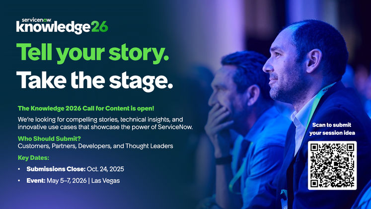 ServiceNow Knowledge 2025 K25 Call for Content Open.png