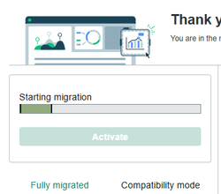 starting migration