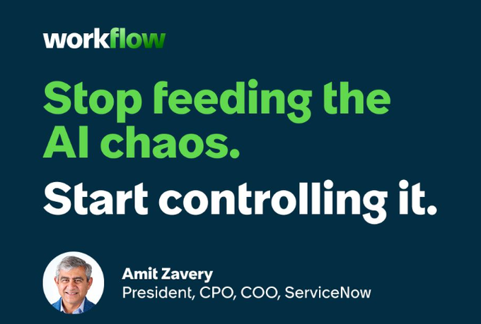 Amit Zavery Stop feeding the AI Chaos headline