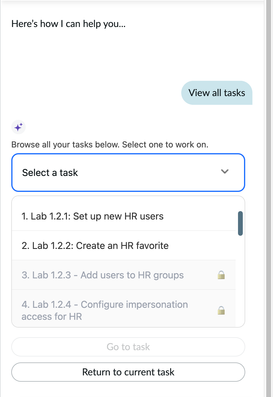 View all tasks feature