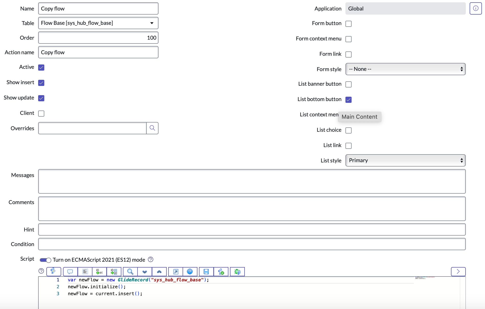 Complacated Script Copy a Flow using API or Script - ServiceNow Community