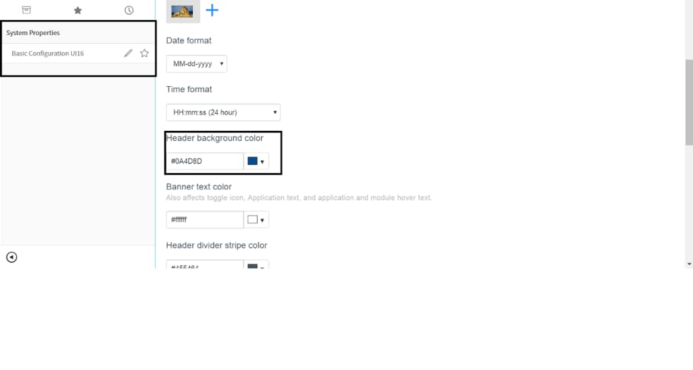 Basic configuration UI 16 colors and where do they - ServiceNow 