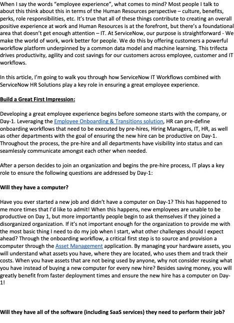 Servicenow Work Intake How ServiceNow IT Workflows + HR Solutions Drive a... - ServiceNow ...