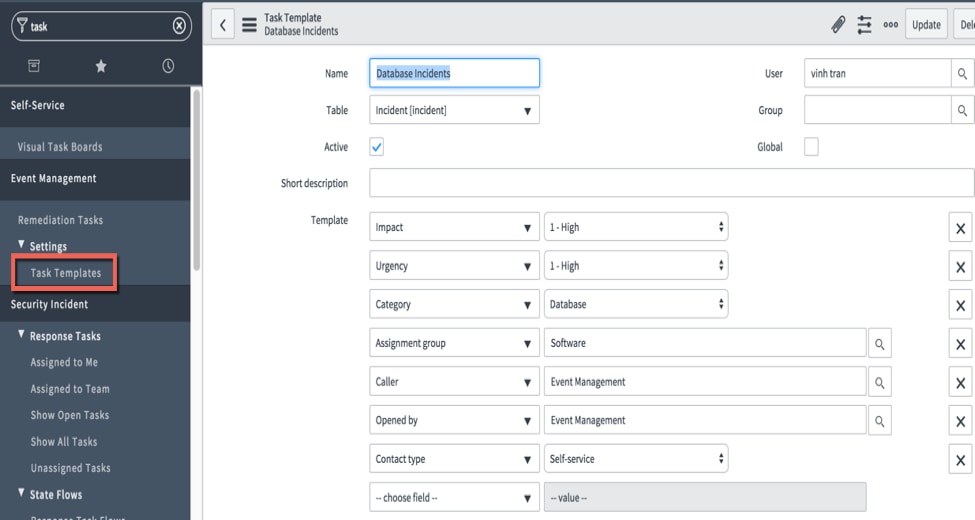 Customize Incident Fields With Alert Rule - ServiceNow Community