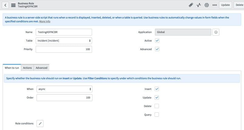 Performance considerations when using ASYNC Busine... - ServiceNow ...