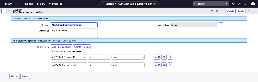 Adaptive Authentication use case for ACME Bank - ServiceNow Community