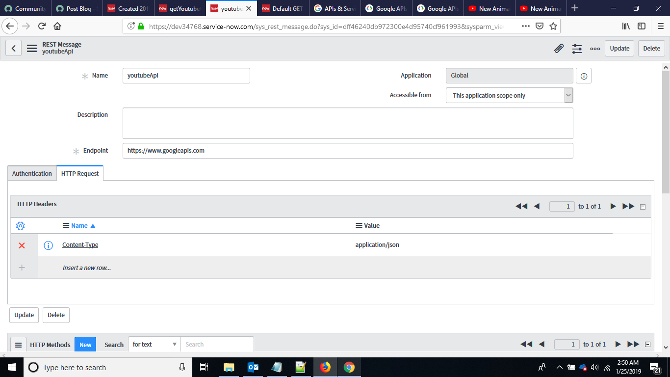 Servicenow Integration with YouTube - ServiceNow Community