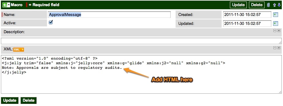 Helpful Text on Forms using UI Macros - ServiceNow Community