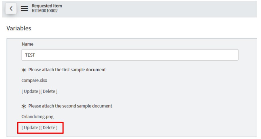 Attachment - [Update] [Delete] action - ServiceNow Community