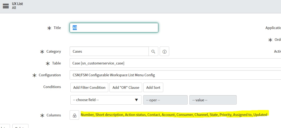 Solved: Configure list layout in CSM Configurable Workspac ...