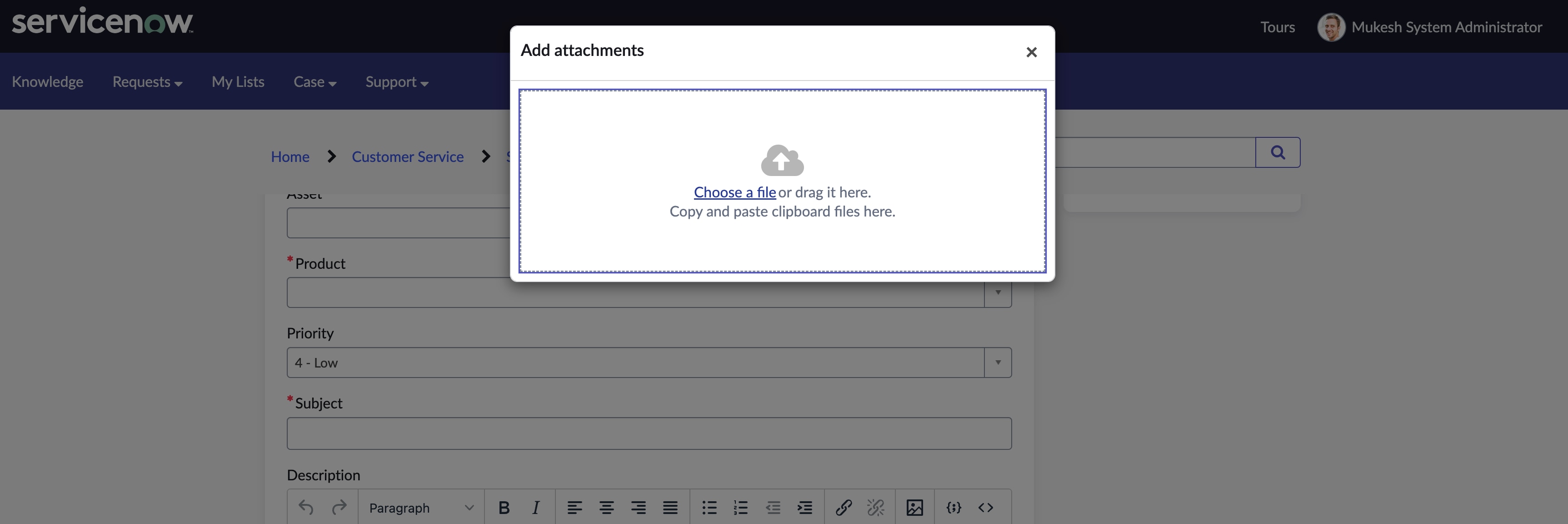 Disclaimer Message in attachments UI window - ServiceNow Community