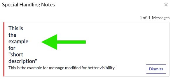 Special Handling Notes - ServiceNow Community