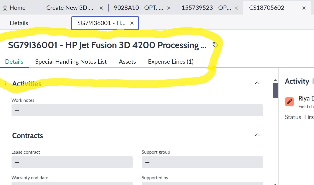 Different record views in Configurable Workspace w... - ServiceNow ...