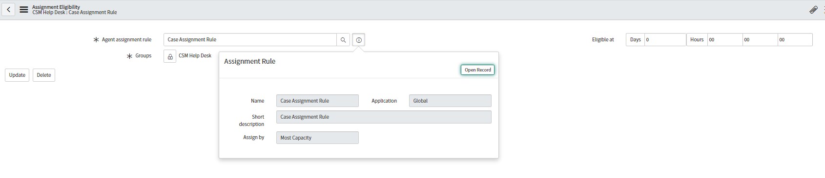 AWA Advance Work Assignment is not working. - ServiceNow Community