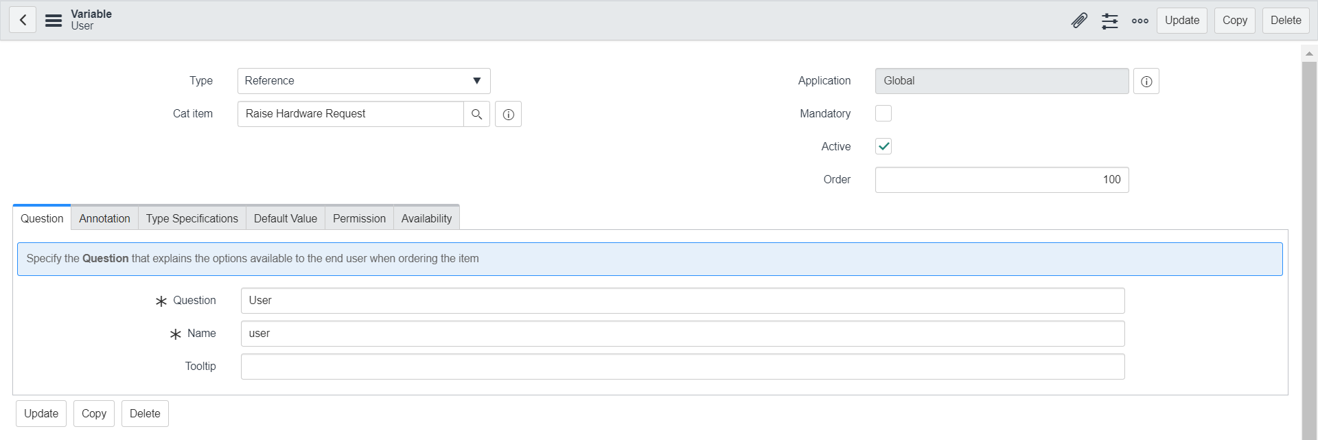 VIP Icon on Catalog Variable ServiceNow Community