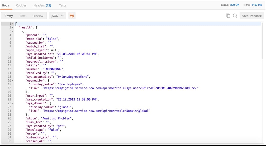 Using POSTMAN to debug & create REST APIs (EX: Cre... - ServiceNow ...